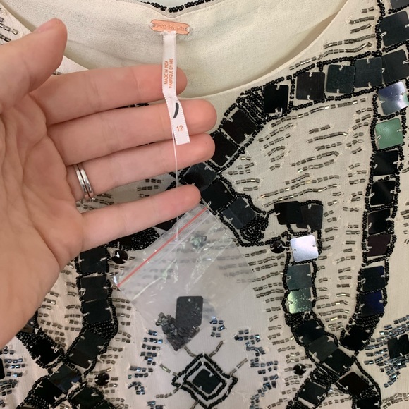 NWOT Free People Speak Easy Flapper Girl Dress - Picture 5 of 8